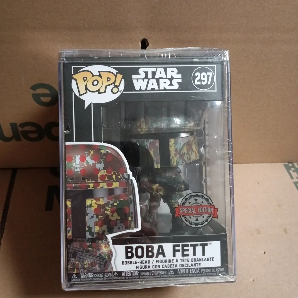 SEALED POP STAR WARS BOBA FETT BOBBLE-HEAD - 297
