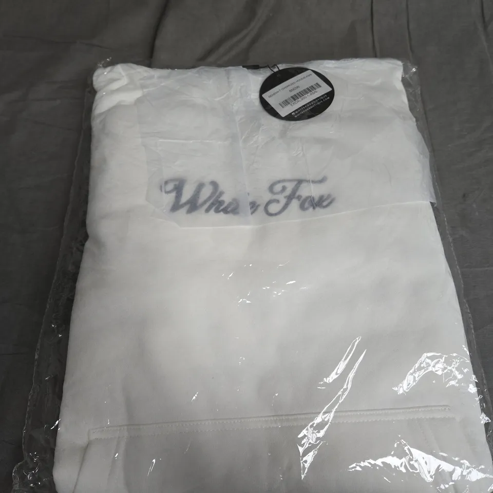 BAGGED WHITE FOX SEASON 7 OVERSIZED HOODIE - SIZE XS/S