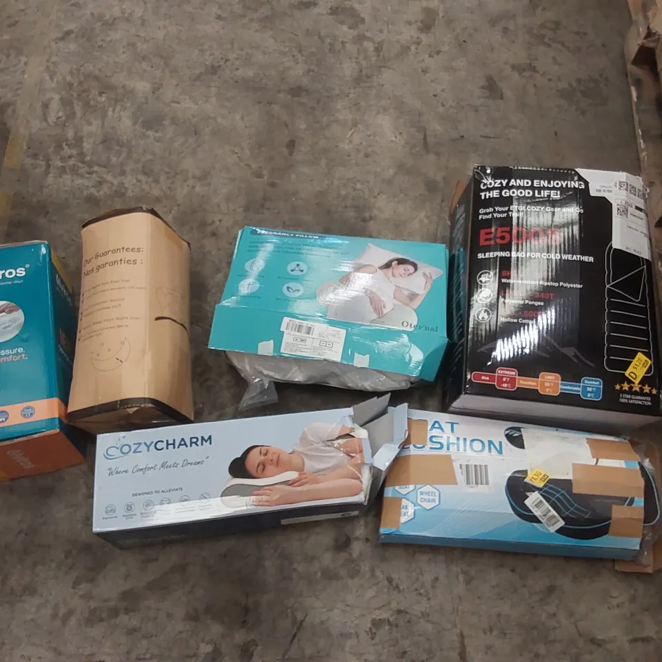 PALLET CONTAINING A VERY LARGE QUANTITY OF ASSORTED PILLOWS AND RELATED BEDDING/COMFORT PRODUCTS ECT