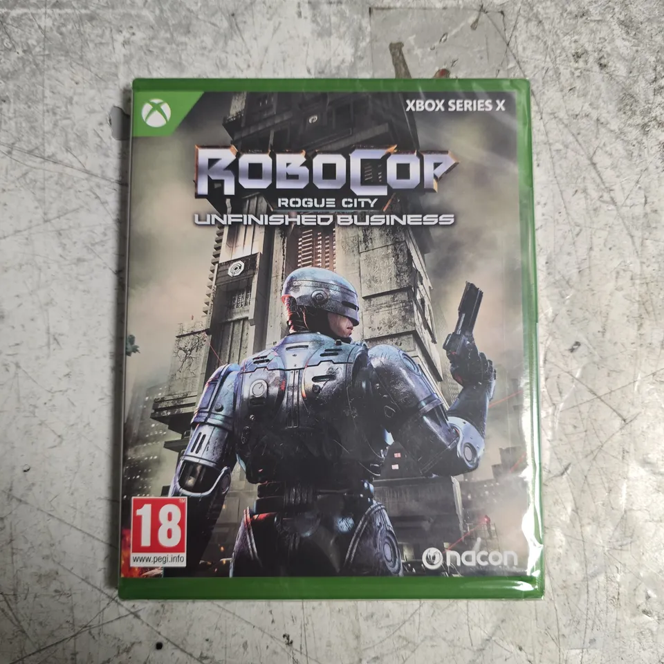 SEALED ROBOCOP ROUGE CITY FOR XBOX SERIES X