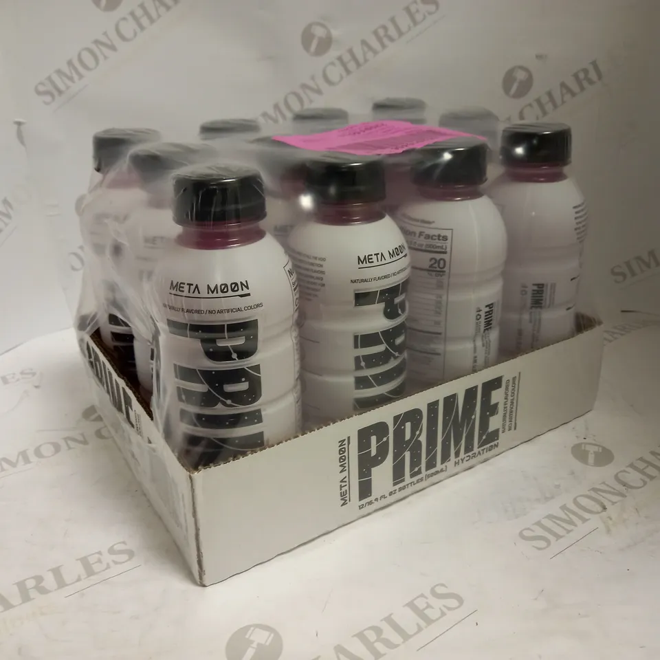 LOT OF 12 SEALED PRIME META MOON KSI/LOGAN PAUL ENERGY DRINKS (12 X 500ML)
