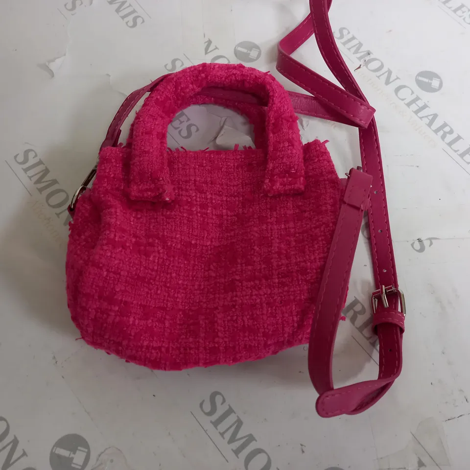 PINK TEXTURED BARBIE MINI BAG