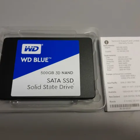 WD BLUE 500GB 3D NAND SATA SSD