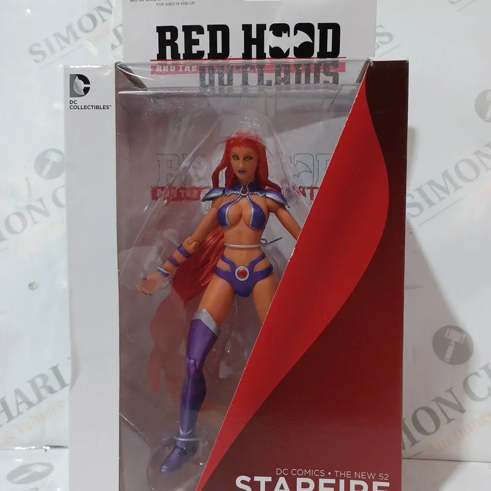 BOXED DC COMICS RED HOOD AND THE OUTLAWS THE NEW 52 STARFIRE COLLECTIBLE ACTION FIGURE