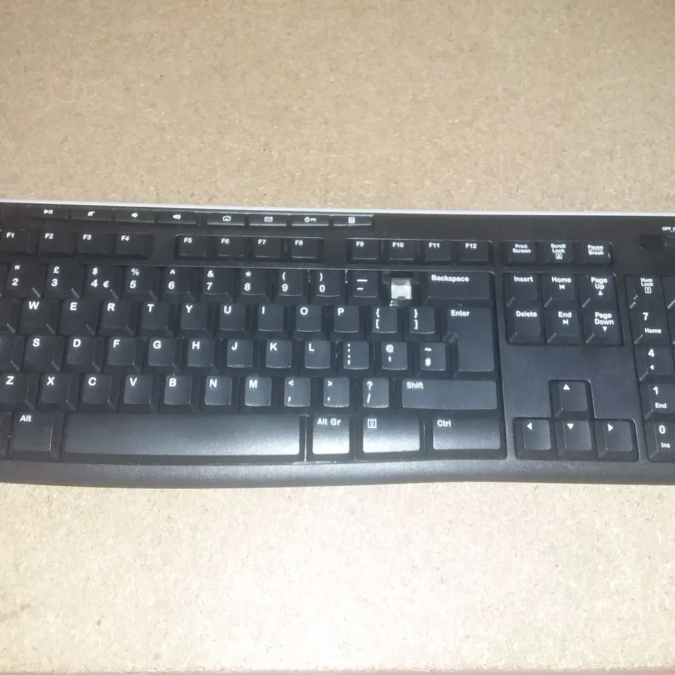 LOGITECH WIRELESS KEYBOARD K270 - UK LAYOUT