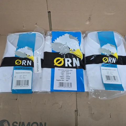 LARGE QUANTITY OF ASSORTED SHIRTS IN VARIOUS COLOURS & SIZES, ETC - COLLECTION ONLY