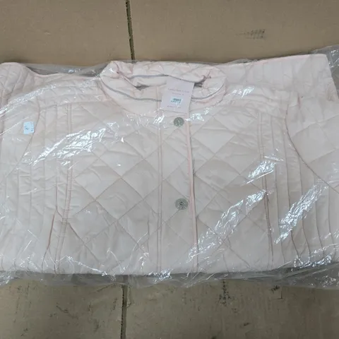 BAGGED LA MAREY PADDED QUILTED PATTERN WOMEN'S JACKET IN PINK SIZE 30