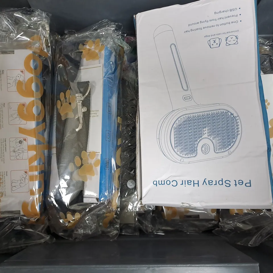 APPROXIMATELY 10 ASSORTED HOUSEHOLD ITEMS TO INCLUDE PER SPRAY HAIR COMB, PET SHAVER, ETC