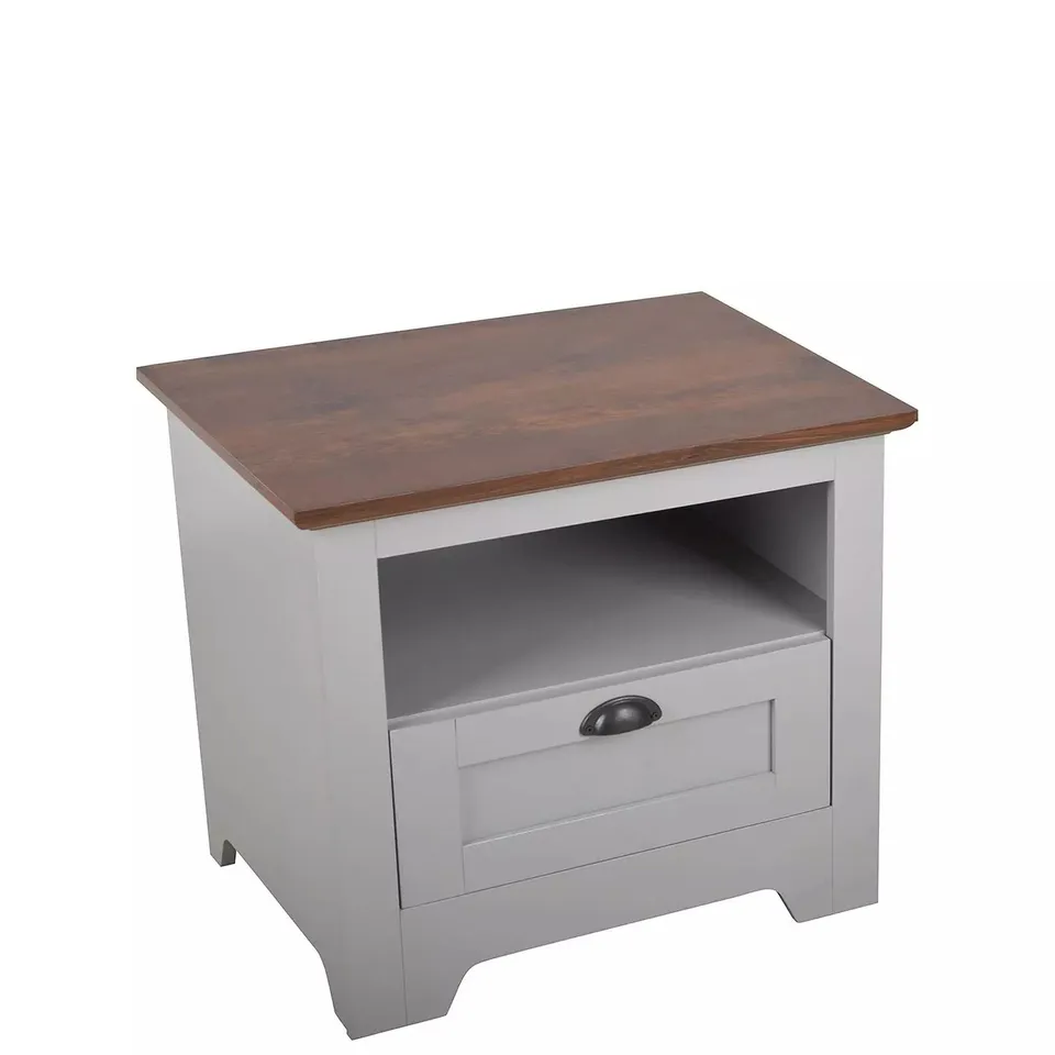 BOXED DEVON LAMP TABLE GREY  RRP £109