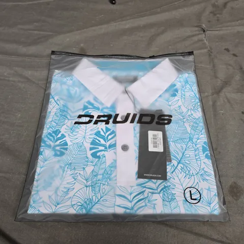 BAGGED DRUIDS TROPICAL POLO - SIZE LARGE