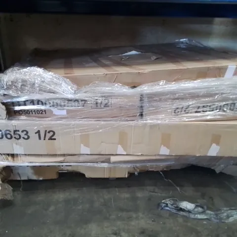 PALLET OF ASSORTED FLAT PACK FURNITURE PARTS