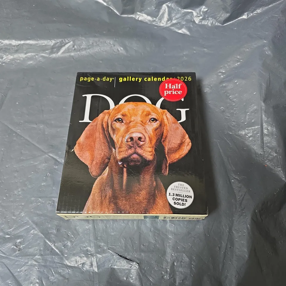 PAGE-A-DAY GALLERY CALENDAR 2026 - DOG (BOXED)