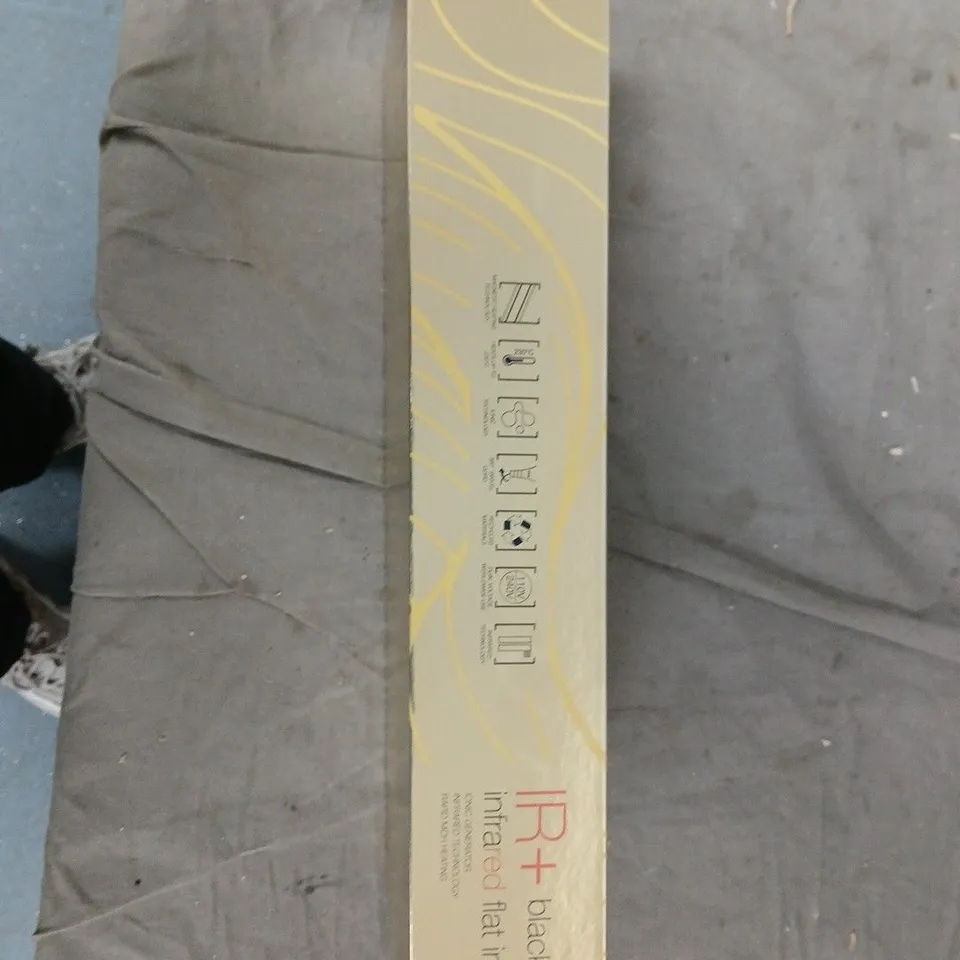 INFRARED HAIR IRON – BLACK, BOXED 