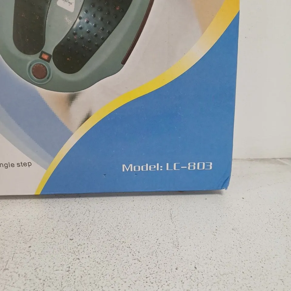 FOOT MASSAGER – MODEL LC-803 (WARM FOOT BOTTOM CURE MASSAGER) BOXED