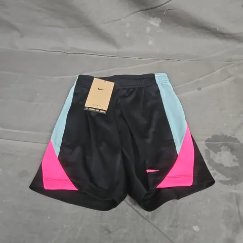 NIKE KIDS FOOTBALL SHORTS IN BLACK MULTI SIZE XS