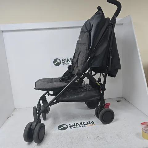 SILVER CROSS PUSHCHAIR IN GREY QUILTED FABRIC