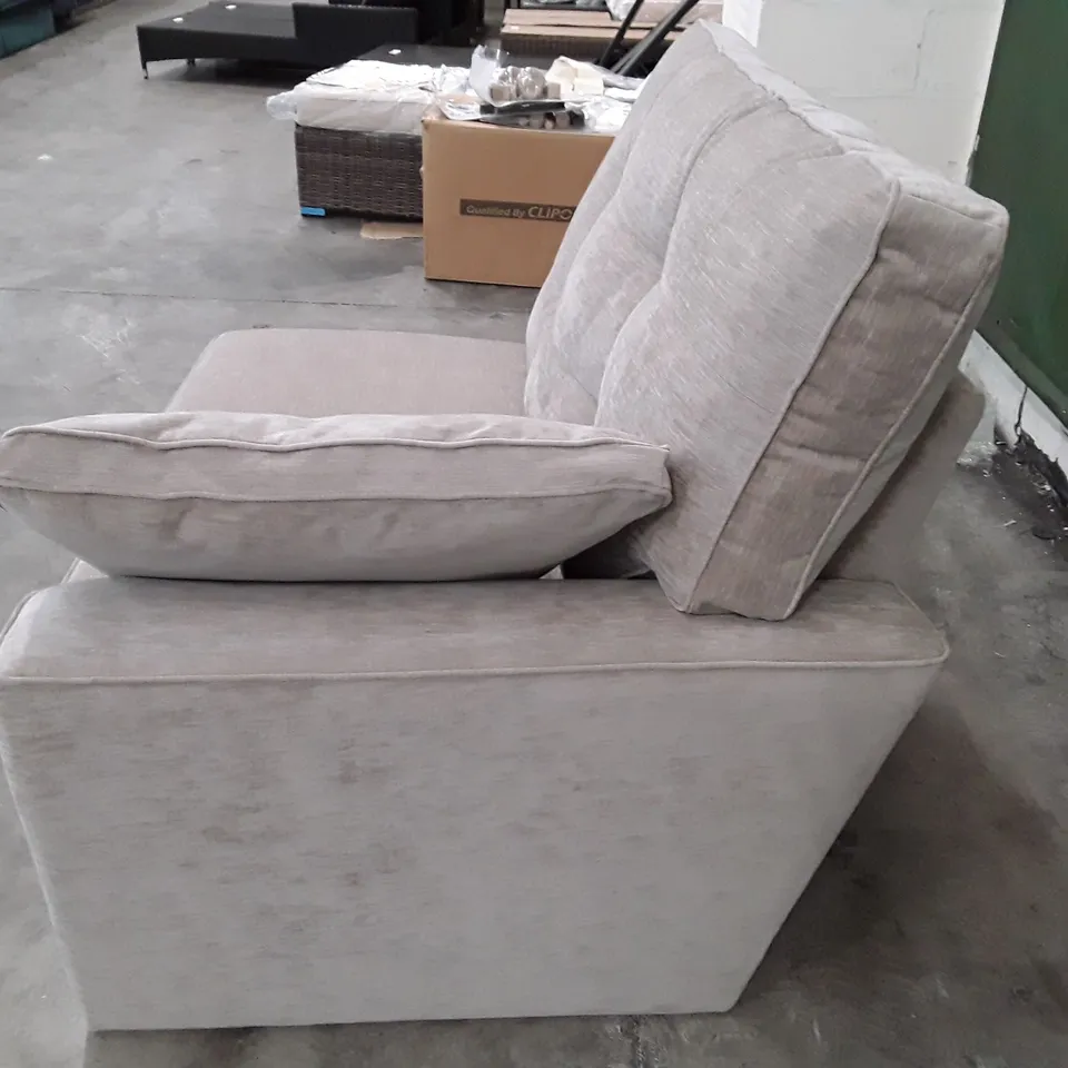 QUALITY DESIGNER SOFA LHF SECTION - TAUPE FABRIC