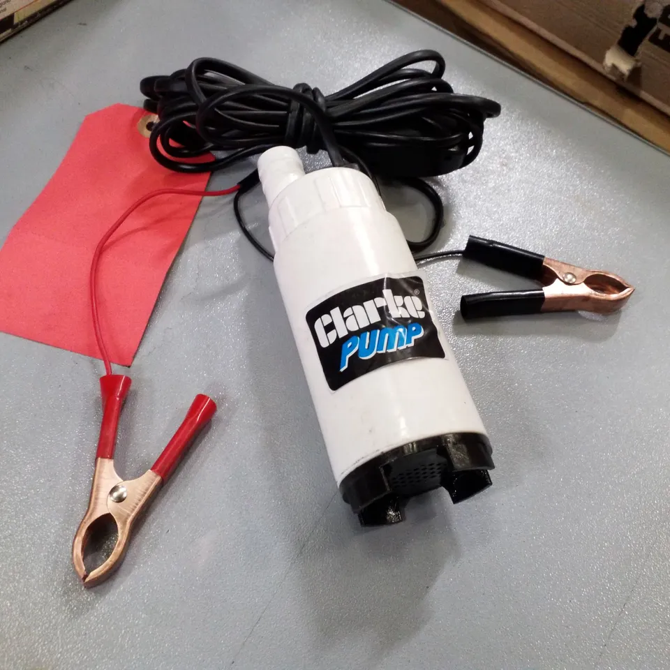 CLARKE STP12 12V SUBMERSIBLE TRANSFER PUMP