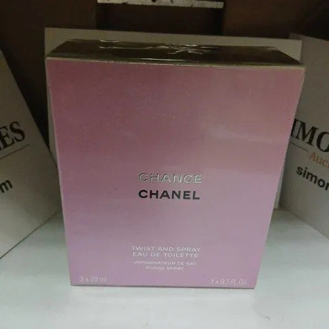 CHANEL CHANCE TWIST AND SPRAY EAU DE TOILETTE 3 X 20ML