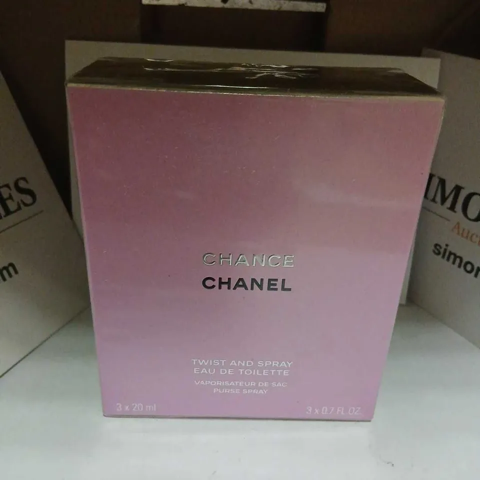 CHANEL CHANCE TWIST AND SPRAY EAU DE TOILETTE 3 X 20ML