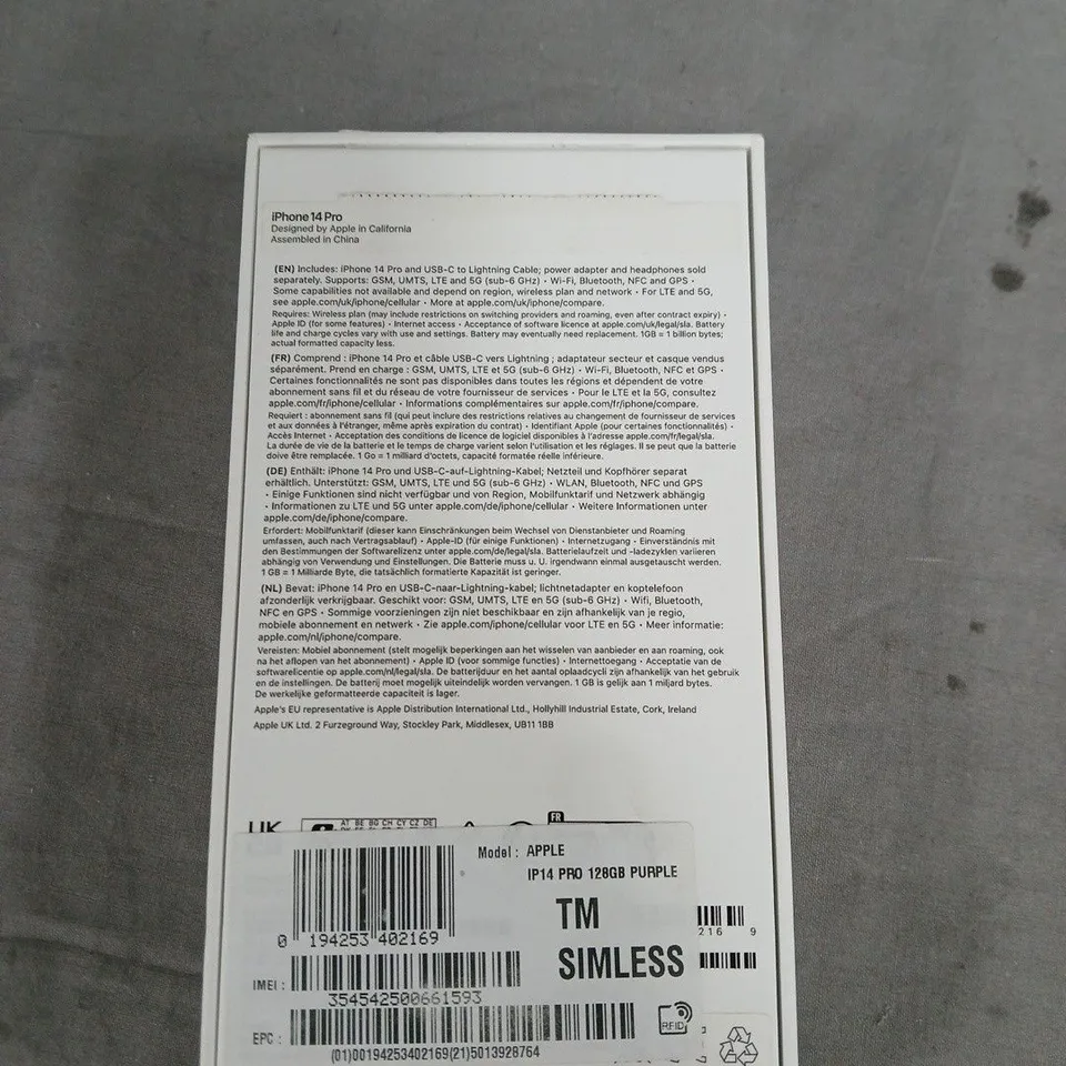 APPLE IPHONE - BOXED