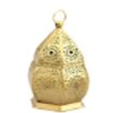 DOORBUSTER - HANDMADE MOROCCAN STYLE LED LANTERN WITH GOLDEN FINISH (3XAAA BATTERY REQUIRED)