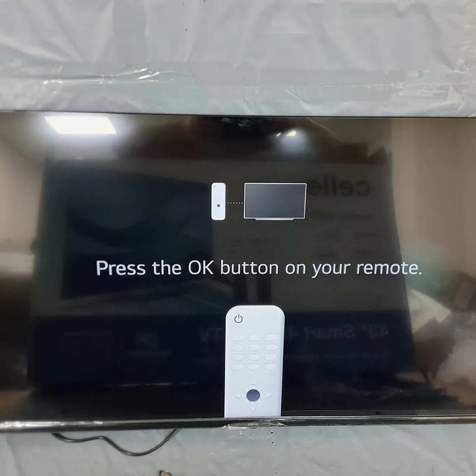 CELLO R43UK9000 43 INCH 4K ULTRA HD SMART LED TV FREEVIEW PLAY FREESAT