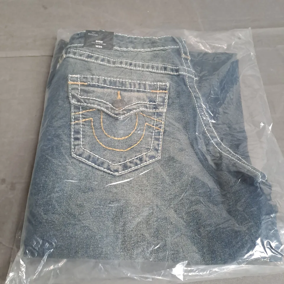 TRUE RELIGION BOBBI BAGGY JEANS SIZE 25 