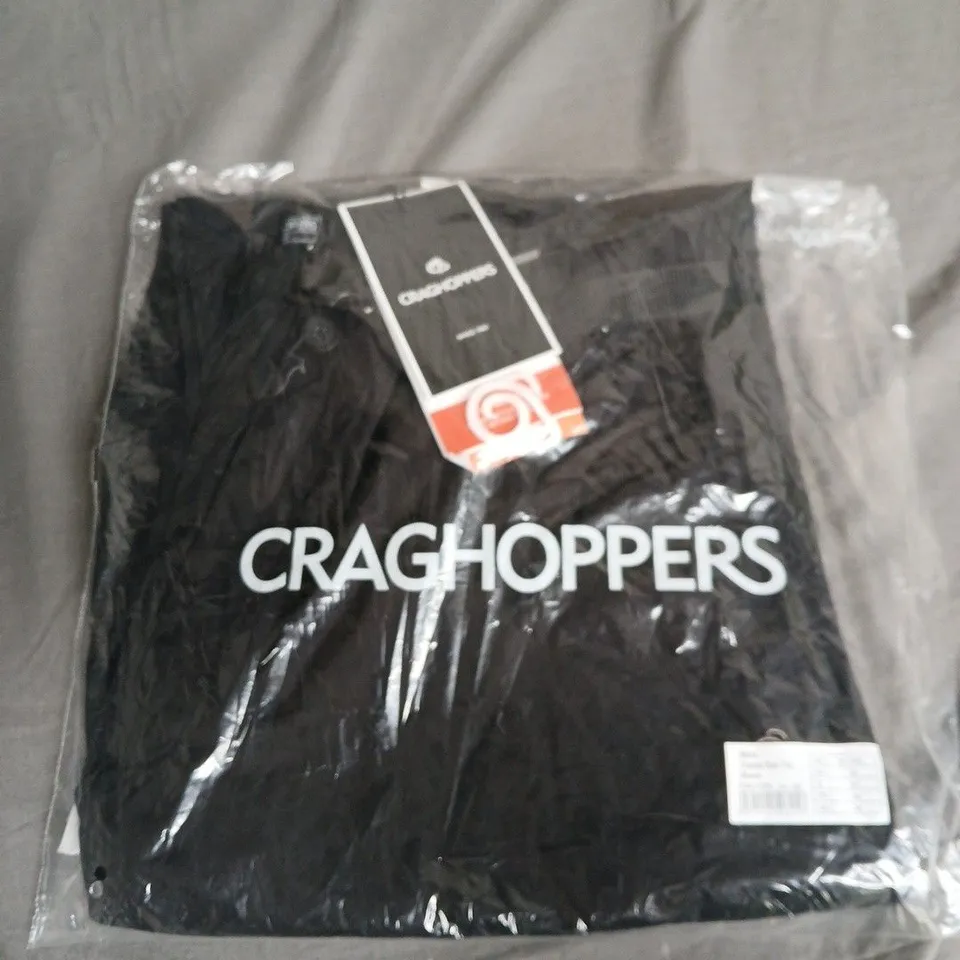 CRAGHOPPERS MENS CLASSIC KIWI TROUSERS – BLACK, UK 38 LONG