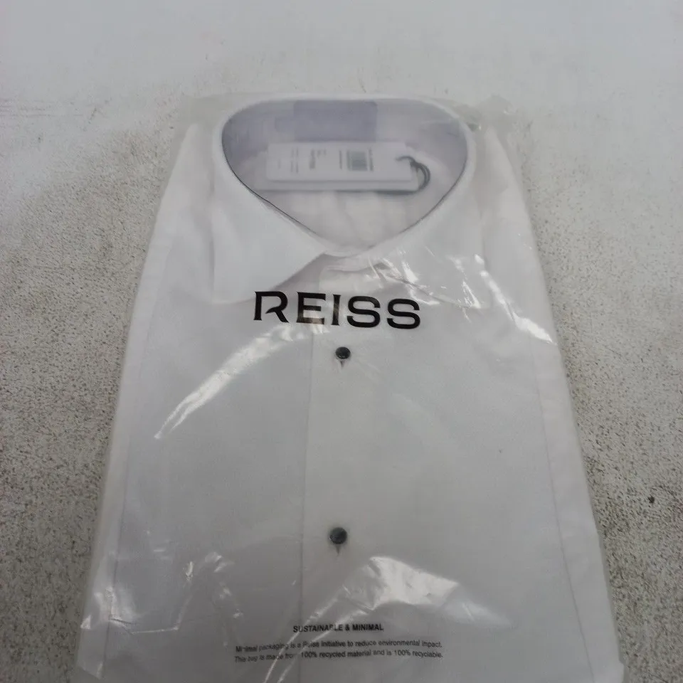 REISS WHITE SHIRT – WHITE, SIZE UK L