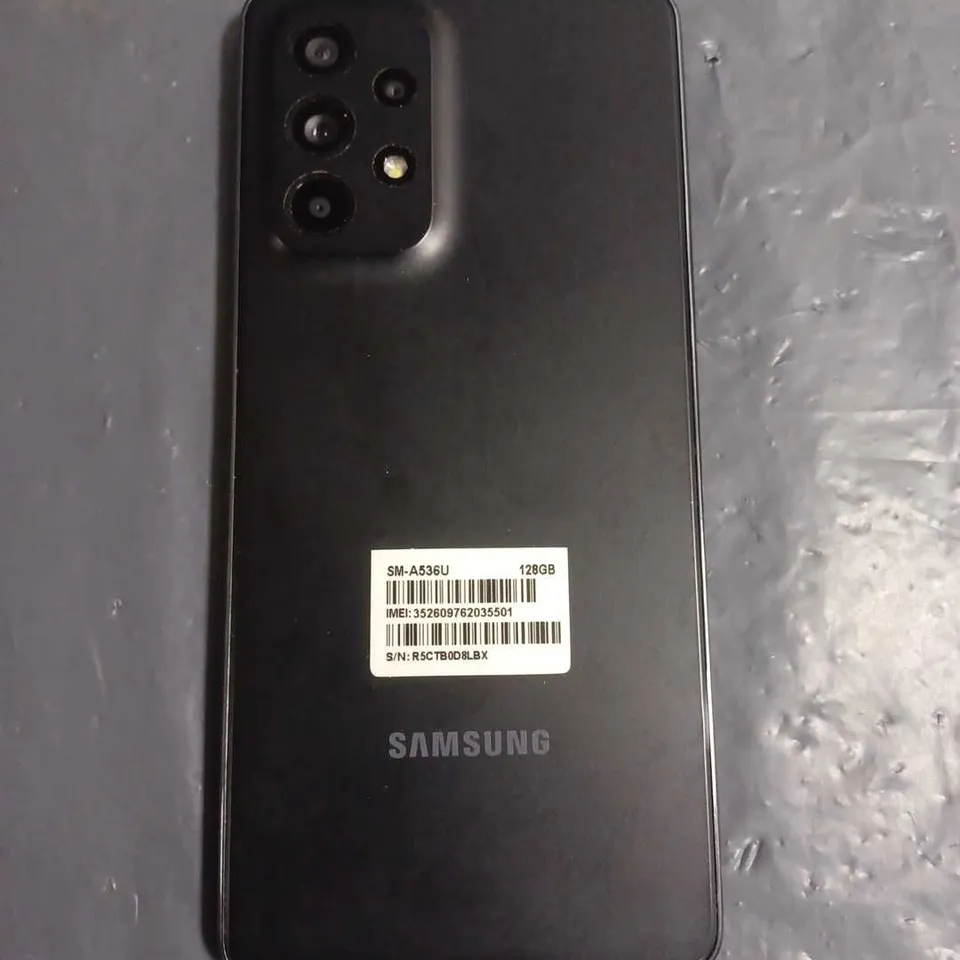 UNBOXED SAMSUNG GALAXY A53 5G 128GB MOBILE PHONE IN BLACK