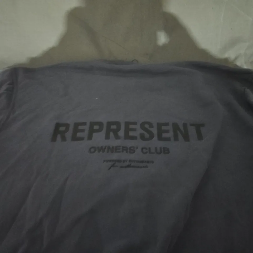 REPRESENT OWNERS CLUB JUMPER IN GREY - SIZE LARGE