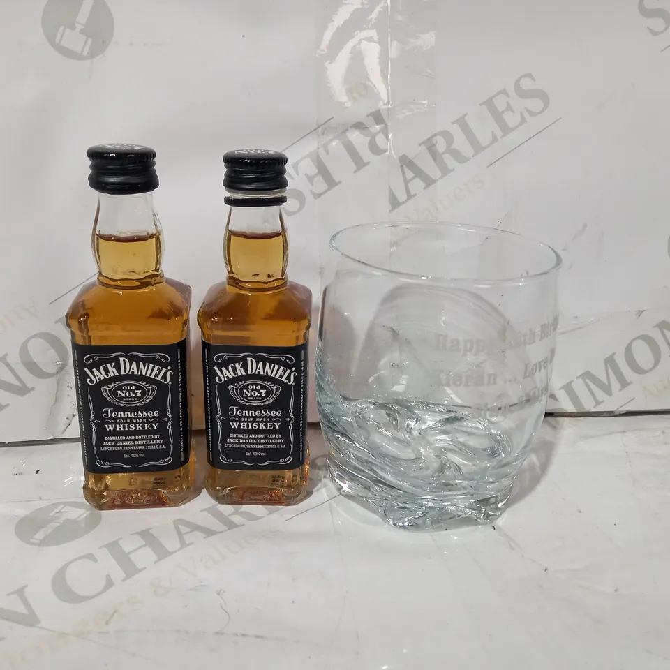 PERSONALISED STERN WHISKY GLASS RRP £20