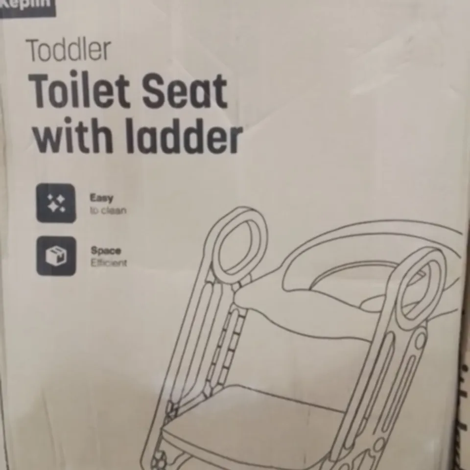 BOXED KEPLIN TODDLER TOILET SEAT WITH LADDER 