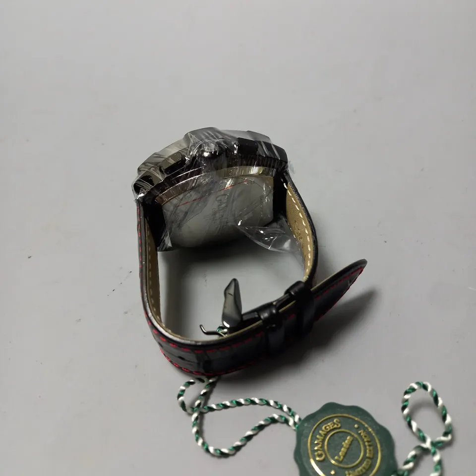 BOXED GAMAGES GALACTIC BLACK WATCH 