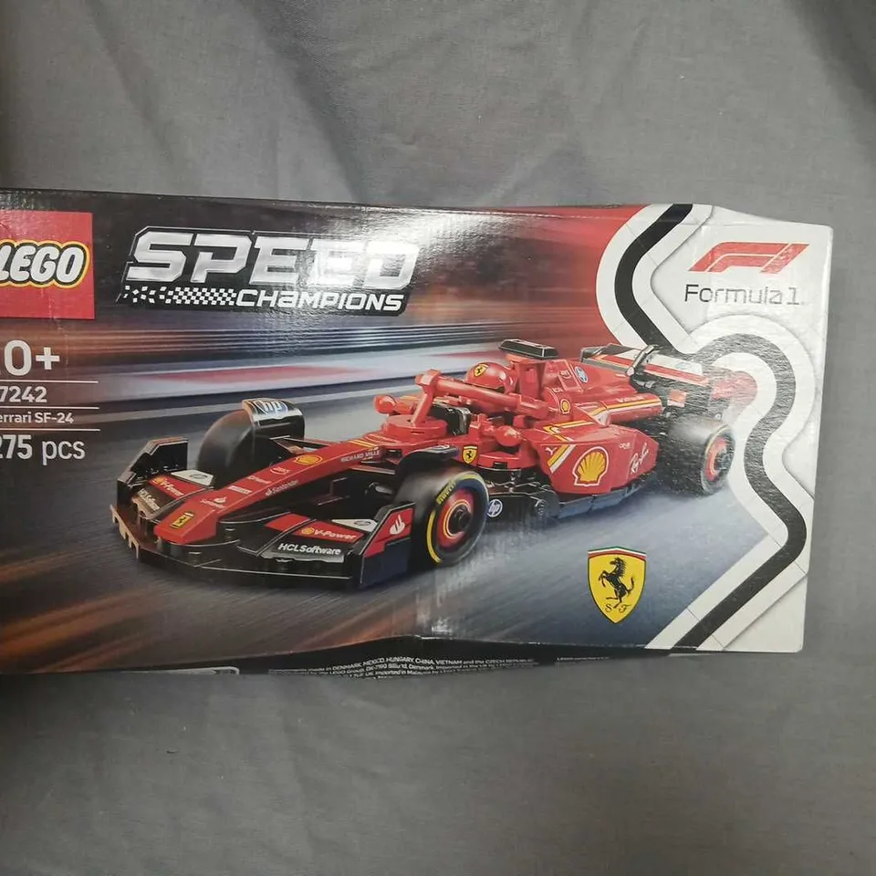 LEGO SPEED CHAMPIONS FERRARI SF-24 – 275 PIECES – BOXED