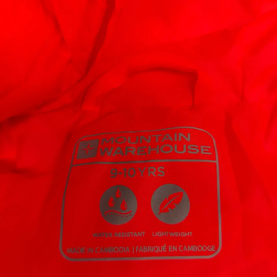 MOUNTAIN WAREHOUSE KIDS PUFFER JACKET , 9-10 YRS, WATER-RESISTANT LIGHTWEIGHT