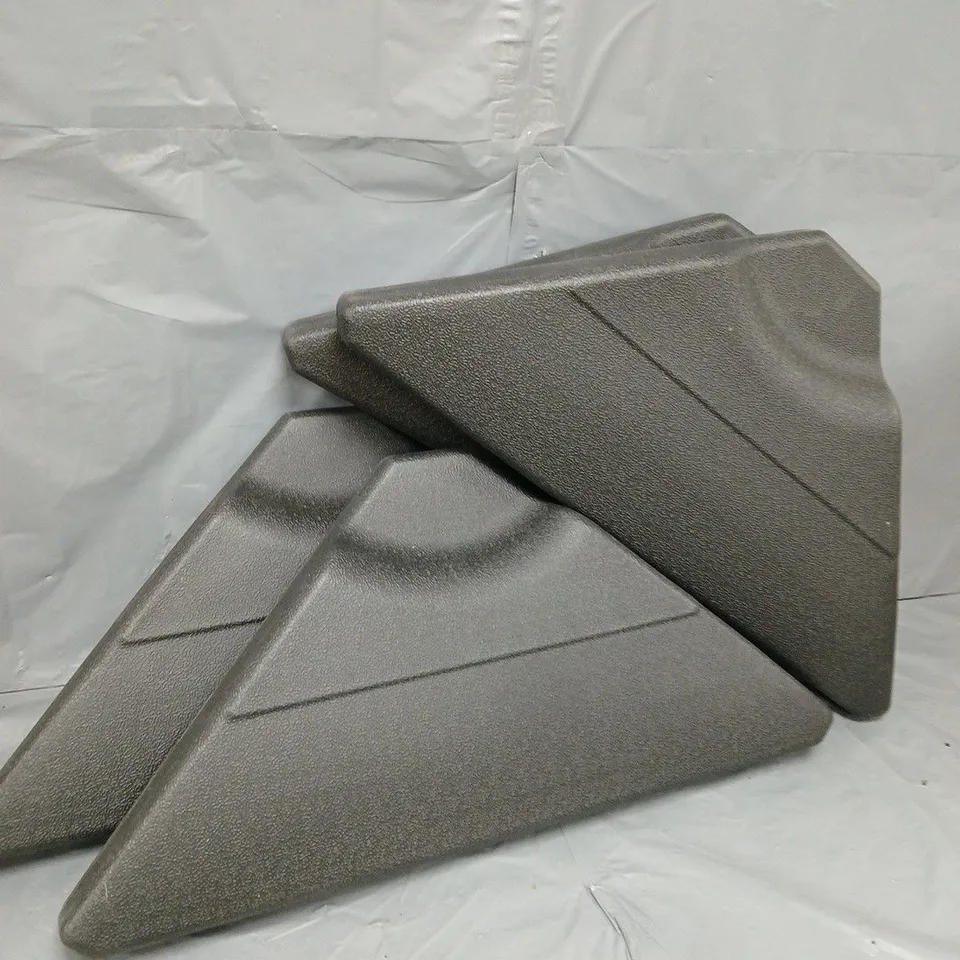 BOXED CANTILEVER SET 4 FILLABLE BASES FOR GARDEN PARASOL