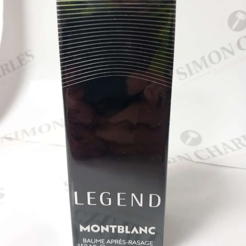 BOXED AND SEALED LEGEND MONT BLANC BAUME APRES RASAGE 150ML