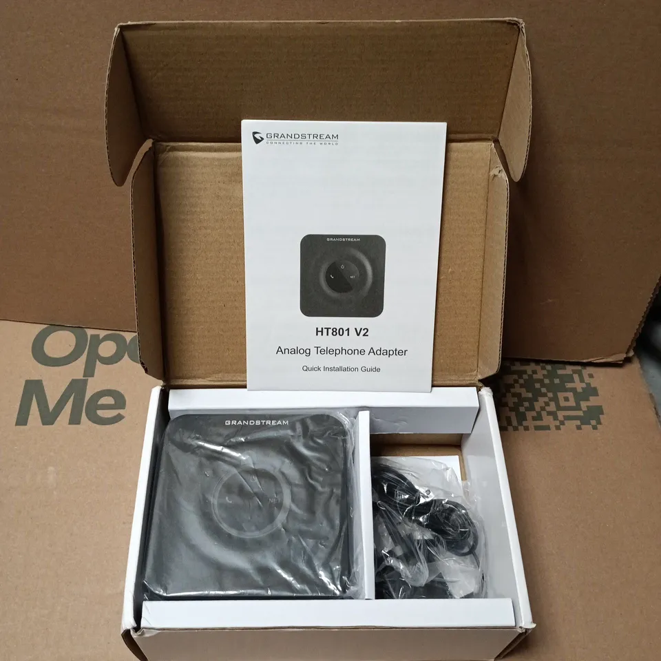 BOXED GRANDSTREAM HT801 V2 ANALOG TELEPHONE ADAPTOR