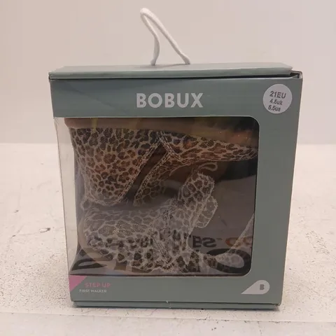 BOBUX LEOPARD SHIMMER LEATHER JODHPUR BOOT – KID’S, BOXED