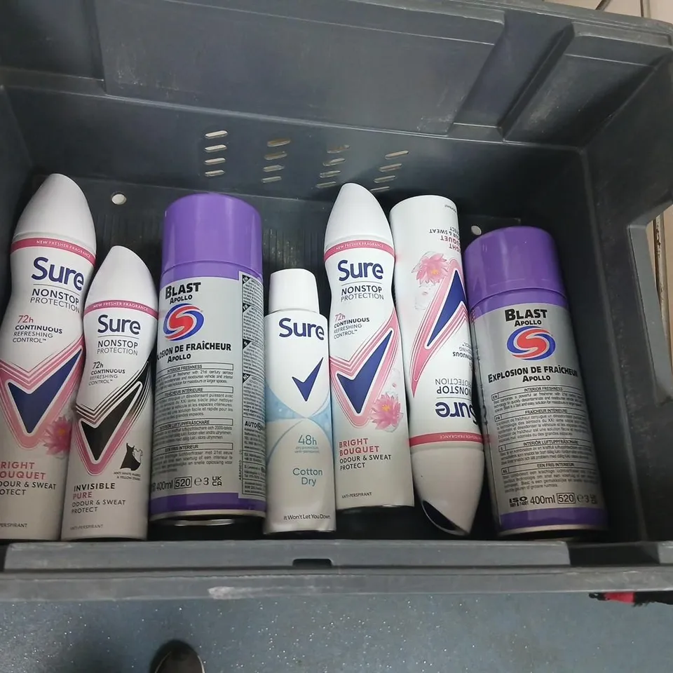 APROXIMATELY 20 ASSORTED AEROSOL SPRAYS TO INCLUDE; ASSORTED HEALTH & BEAUTY AEROSOL SPRAYS & AFTERCARE LOT