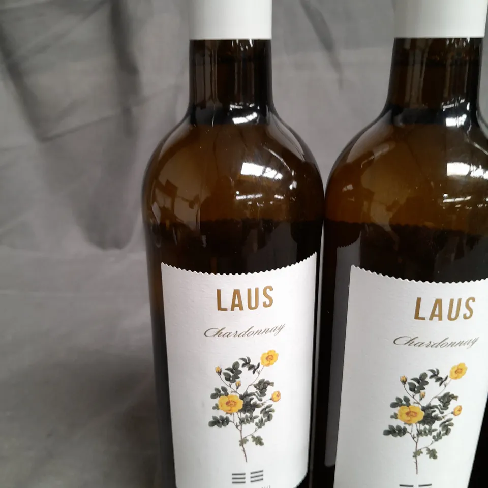 LOT OF 6 BOTTLES OF LAUS CHARDONNAY