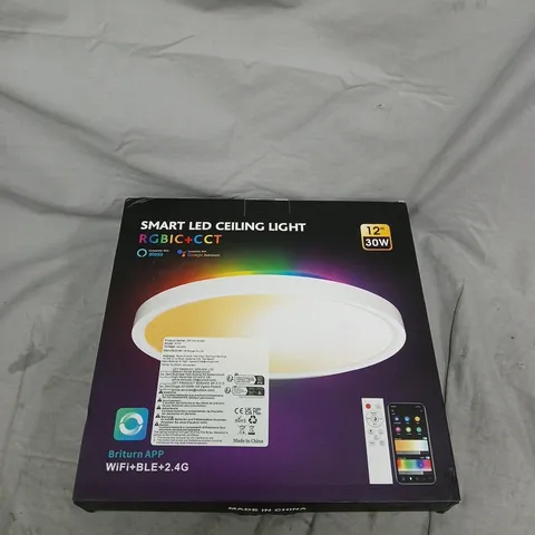 SMART LED CEILING LIGHT – 12 INCH, RGBIC+CCT, WIFI/BLE