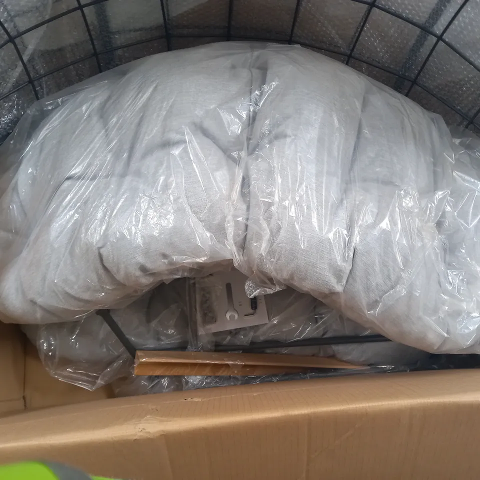 LARGE ROCKING/COCOON CHAIR - IN LIGHT GREY - COLLECTION ONLY