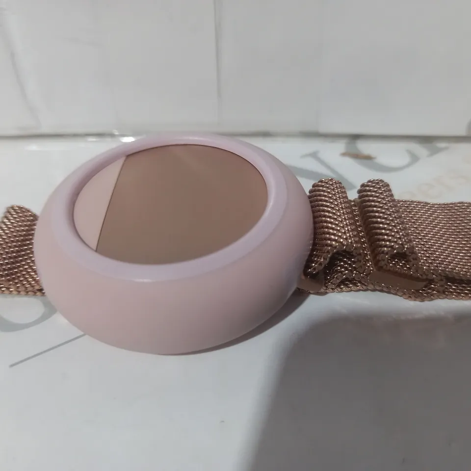 BOXED EMBR LABS WAVE 2 COOLING & WARMING WRISTBAND IN ROSE GOLD