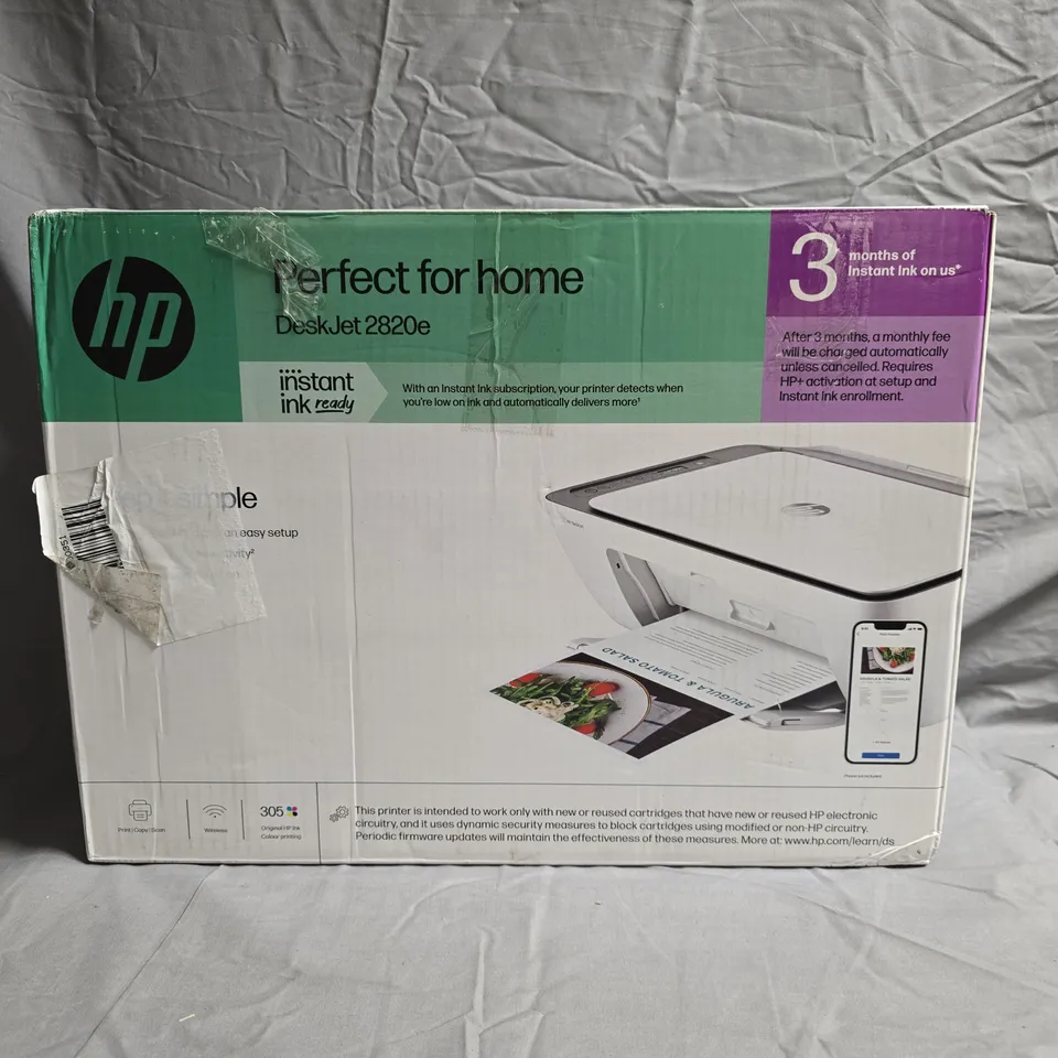 HP DESKJET 2820E ALL-IN-ONE PRINTER – BOXED