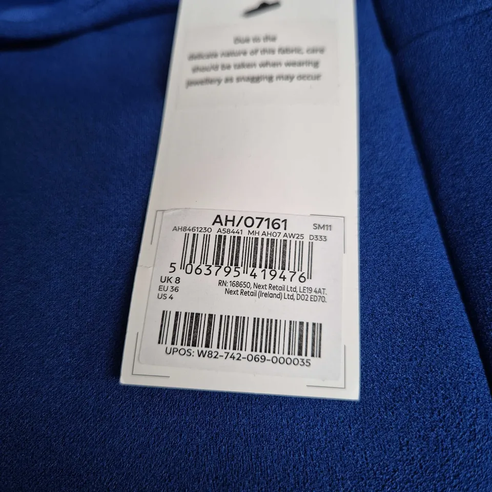 UK 8 LIPSY LONDON PETITE BLUE DRESS