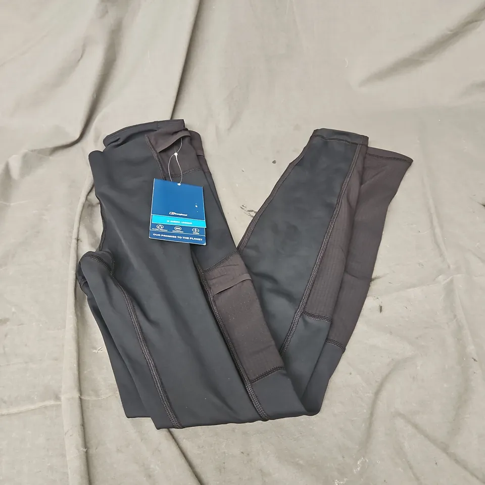 BERGHAUS EMBIRA WOMENS LEGGING IN BLACK SIZE 8