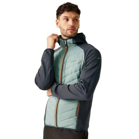 BRAND NEW REGATTA MEN'S ANDRESON VIII HYBRID JACKET IN GLACIER/ASH - UK 3XL